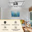 Alienna 3-Light 82cm Dimmable LED Flush Mount