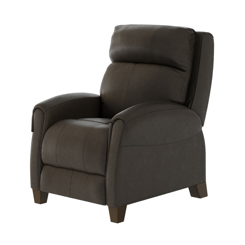 Saturn Leather Zero Gravity Recliner with Power Headrest, Dark Brown