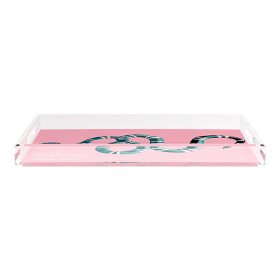 Serpent Acrylic Rectangle Decorative Tray