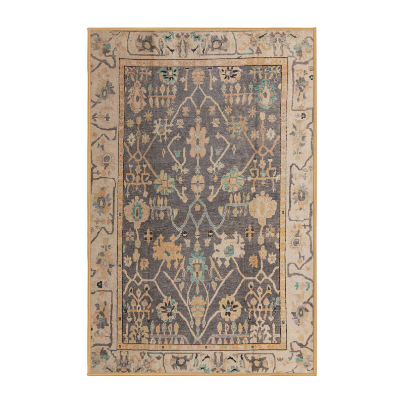 Tapis abstrait moderne 4327, Rectangle de 5 pi x 8 pi