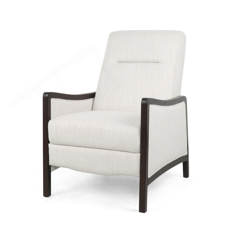 Canapé inclinable en tissu Mid-Century, Tissu beige