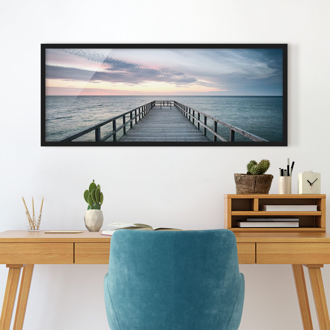 Picture With Frame - Footbridge Promenade - Panorama Landscape - A