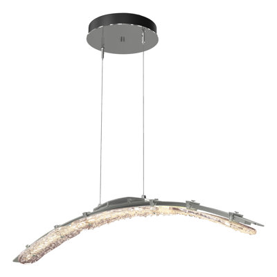 Luminaire suspendu linéaire unique à 1 lumière Glissade