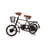 Hosley® Decorative Metal Bicycle Pedestal Hand-Crafted Vintage Elegance with 11" of Hand-Painted Detailing, Perfect for Home and Office Decor (Black)