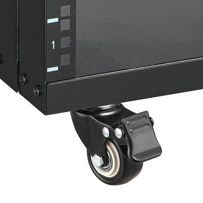12U AV Rack Stand 500 Lbs Capacity Network Stereo Recording Studio Rack