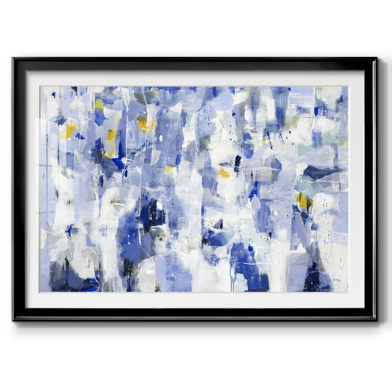 PASSAGE À TRAVERS - Impression encadrée avec biseau mat et verre, Noir, H 15 po x l 21 po x P 1,5 po