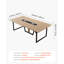 240 cm Steel Rectangle Conference Table