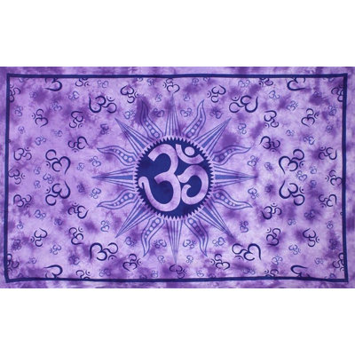 Tapisserie indien en coton om soleil