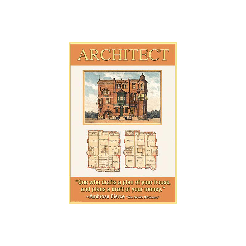 « architect » par wilbur pierce, impression