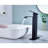 Waterfall Spout Bathroom Faucet,Single Handle Bathroom Vanity Sink Faucet-118546092