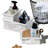 Like-it Plastic Storage Basket White Large Stacking Tote Basket for Craft and Bathroom Set of 2-1008285651-1008285654