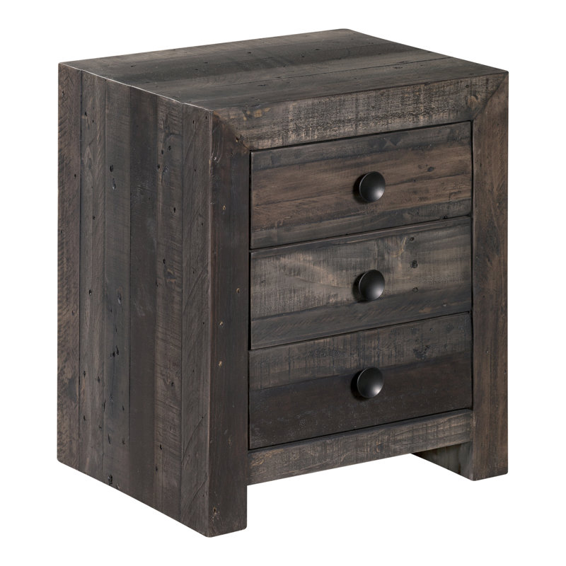 Annandale 3 - Drawer Solid Wood Nightstand