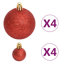 20cm Solid Colour Bauble