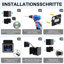 Nazira 1-Light Black Wallchiere
