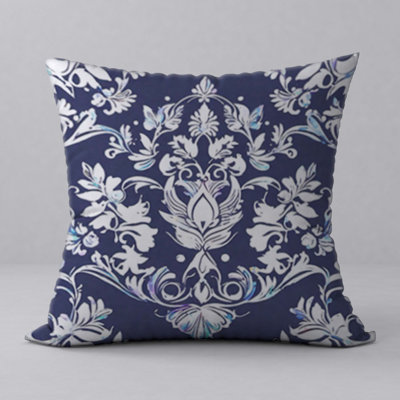 Floral Reversible Throw Pillow