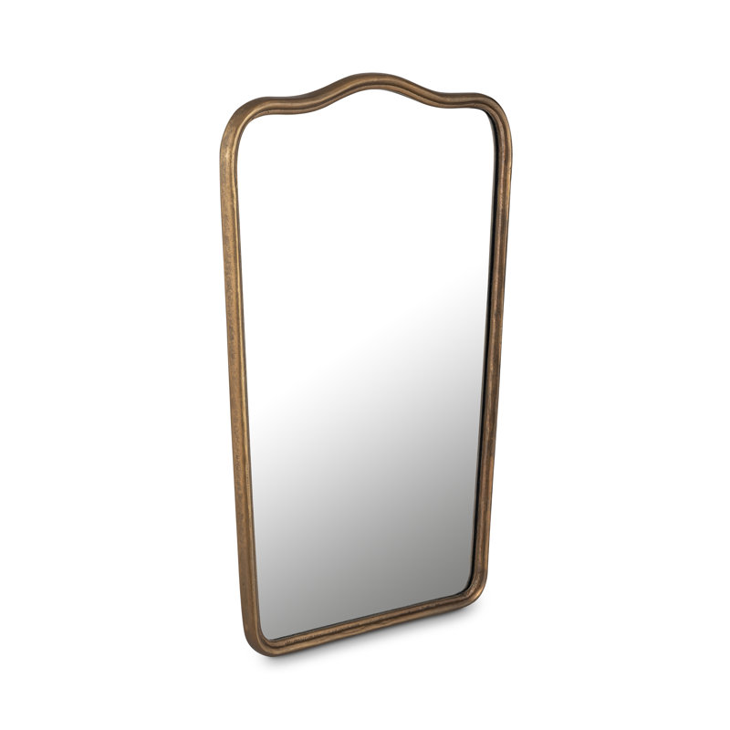 Keyes Rectangle Metal Mirror, Bronze