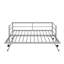 Twin Size Metal Daybed With Adjustable Trundle-1106425880