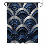 Dayvanee Geometric Shower Curtain