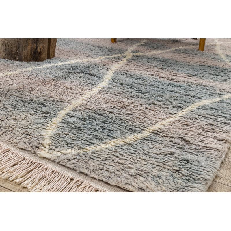 Muncey Moroccan Wool Hand Loomed 145cm X 250cm Area Rug