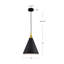 Dorothy 1 - Light Single Cone Pendant-64113616-64145115