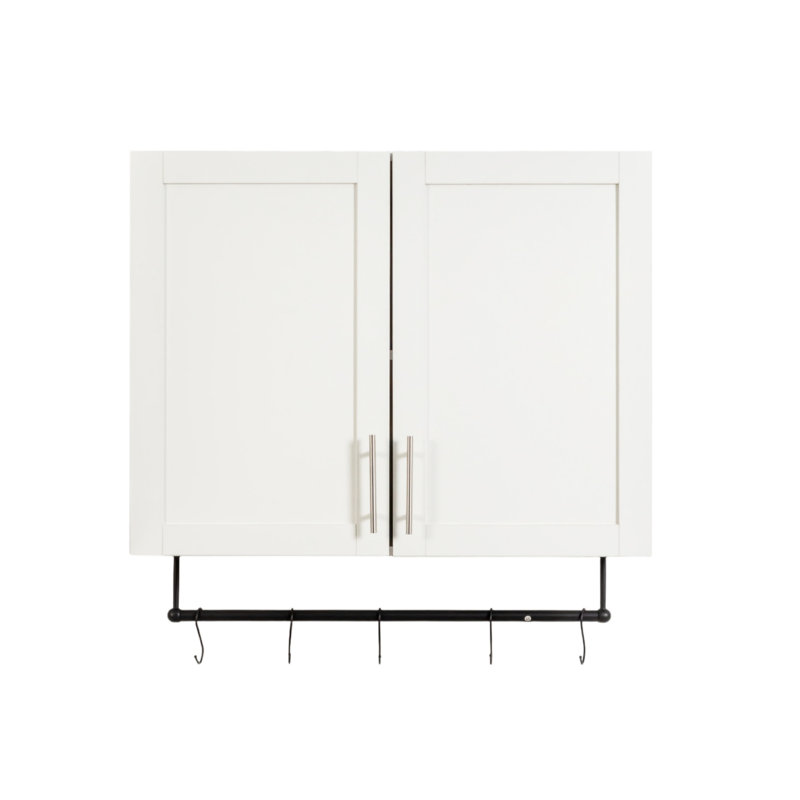 Bathroom Cabinet, Storage Cabinet Above Toilet, Suitable For Bathroom And Kitchen, White