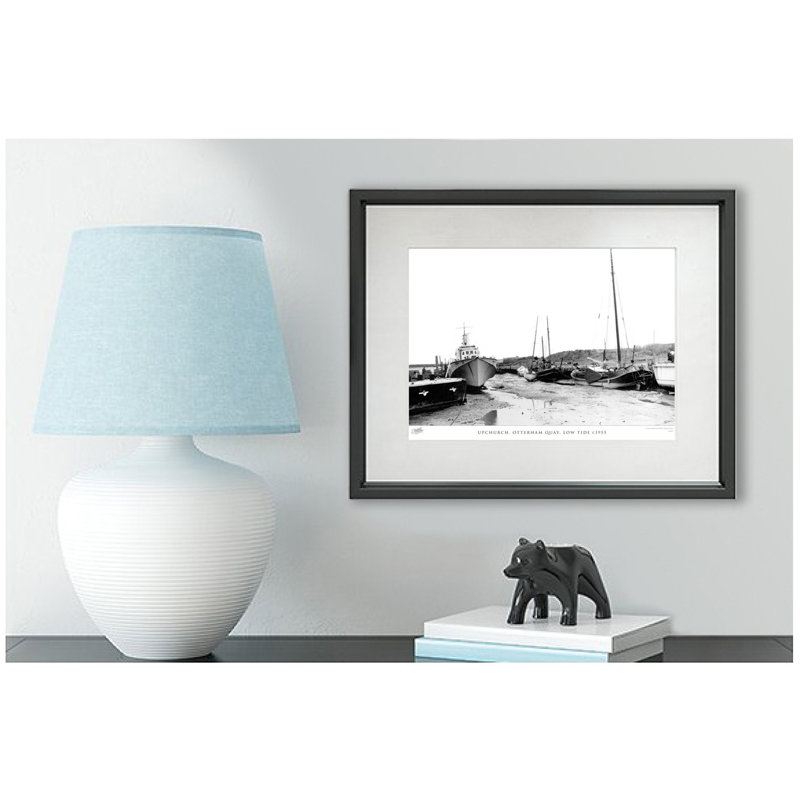 Upchurch, Otterham Quay, Low Tide C1955 by Francis Frith - Single Picture Frame Print, 60cm H x 80cm W x 2.3cm D