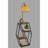 Luro Elegant Floor Lamp with Bookstand, Yellow Metal Body & 100% Fir Wood, 65 x 39.4 inches | Max 60W E27 Socket, Perfect for Reading Nooks & Living Rooms | Stylish Design with Durable Electrostatic Oven Dried Paint