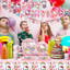 Ensemble de décorations pour la fête d'anniversaire Hello Kitty, pour enfants, 128 pièces Hello Kitty