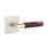 Emtek Select Passage Leverset w/ Quincy Rosette & T-Bar Stem, Rosso Levanto Marble Lever (CF)
