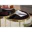 Blankenship Glass Top Sled Nesting Tables