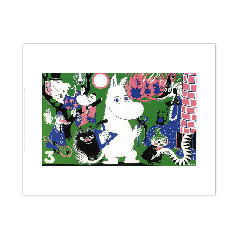 Tove Jansson - Print, 28cm H x 36cm W x 1cm D, Unframed Paper