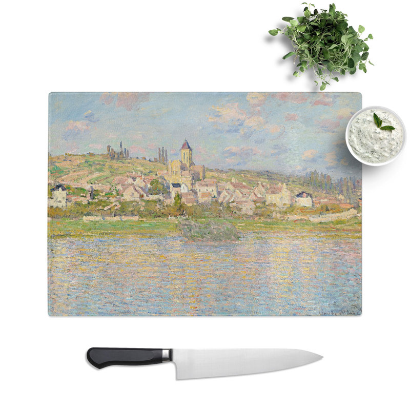 Vetheuil in Summer Vol.1 by Claude Monet Chopping Board, 0.4cm H x 20cm W x 28.5cm L