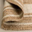 Tapis en jute tressé à la main Kayleigh, brun / crème-1614142276