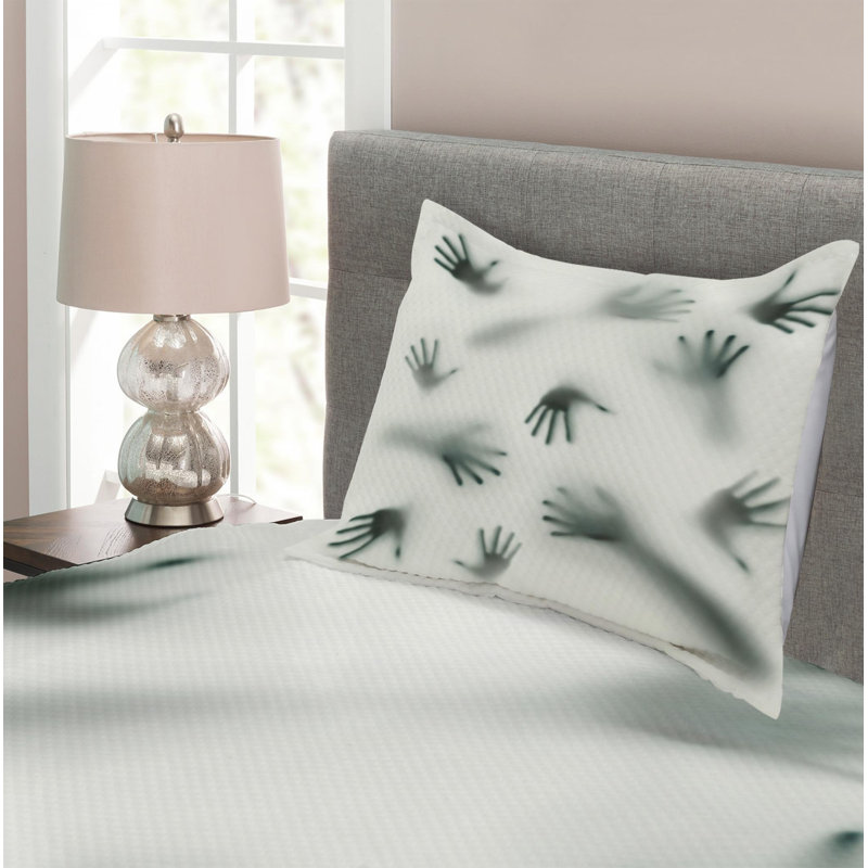 Horror House Polyester Coverlet, Twin Coverlet + 1 Sham