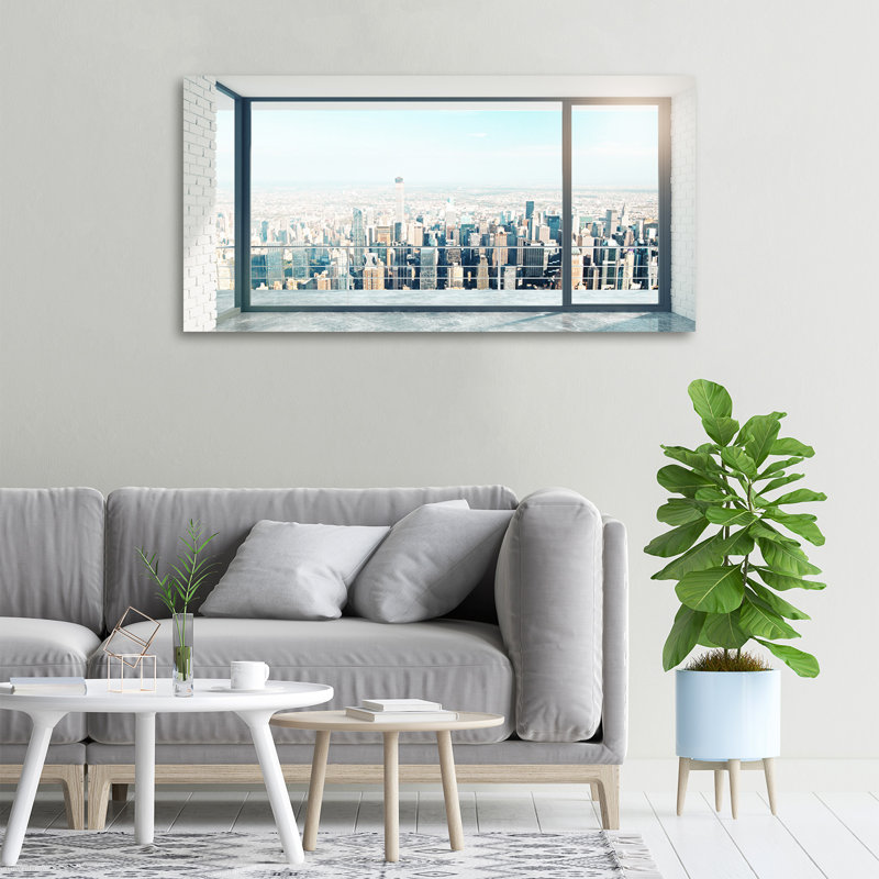 View Of The City - Wrapped Canvas Print