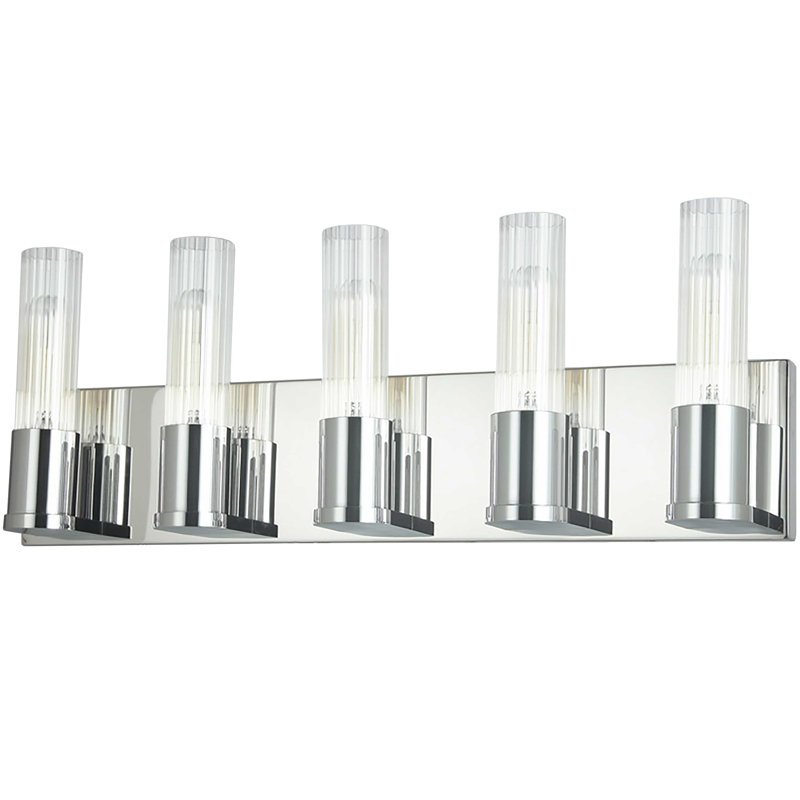 Leanan 5 - Light Dimmable Vanity Light, Polished Chrome