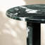 Table basse en marbre naturel - mobilier de luxe facile à assembler pour le salon, ronde polie avec veines de charme, designer élégant de 70 cm et 45 cm