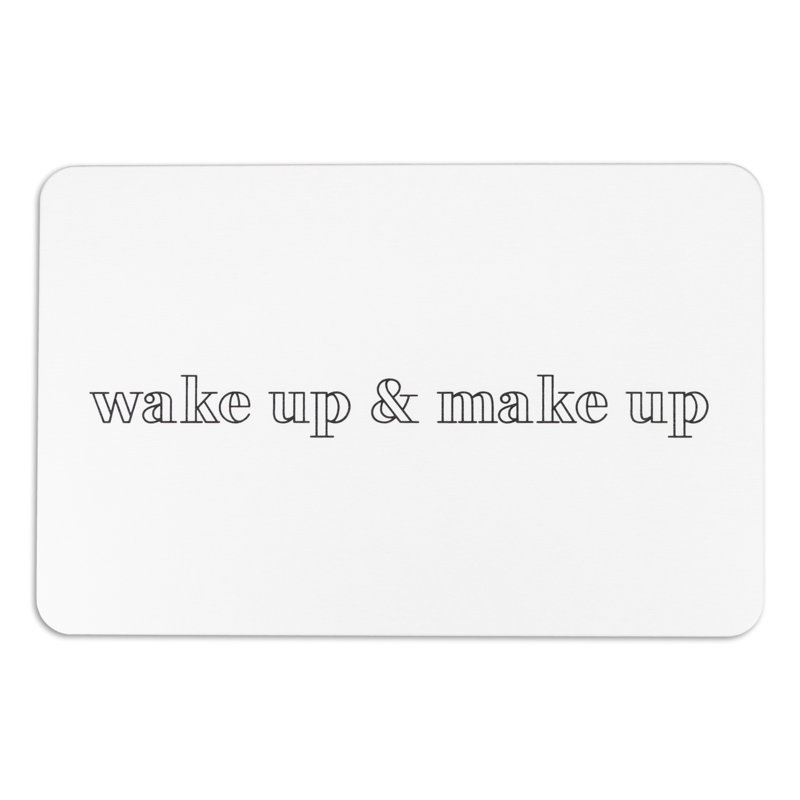 Non-Slip Bath Mat, White
