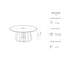 Atoli Pedestal Coffee Table-72273532-72273534