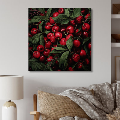 Red Cherry Tree Explosion 5 - Cherry Wall Art