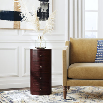 Table de chevet 4 tiroirs Atlantic