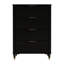 Commode 4 tiroirs en noir-970965226
