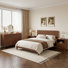 3 Pieces Bedroom Set, 6 Fluted Drawer Dresser, 2 Nightstands with Drawers,Anti-tipping Devices