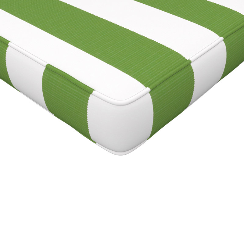 Sunbrella Indoor/Outdoor Dining Chair Cushion, 21" W x 19" D, Sunbrella® Refuge Garden