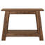 Console à pieds triangulaires en bois