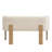Kellan 48.5" Mid-Century Modern Upholstered Loveseat with Solid Rubberwood Frame and Track Arms-1033954913