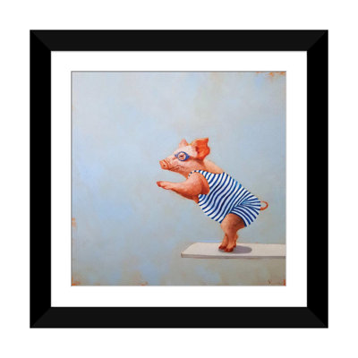 « the plongée », reproduction sur toile