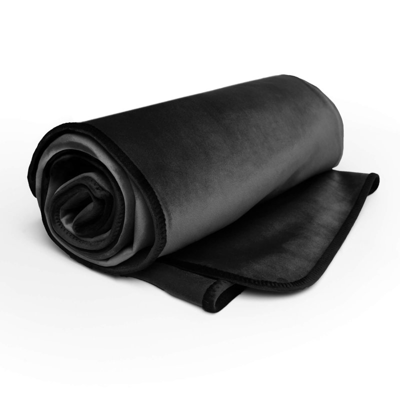 Jeté imperméable, protecteur pour personnes et animaux domestiques, barrière d'étanchéité à l'humidité - petite taille, Noir