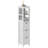Narrow Bathroom Storage Cabinet, Bathroom Cabinet With 3 Drawers & 2 Open Shelves, Freestanding Slim Bathroom Floor Cabinet For Small Spaces, White