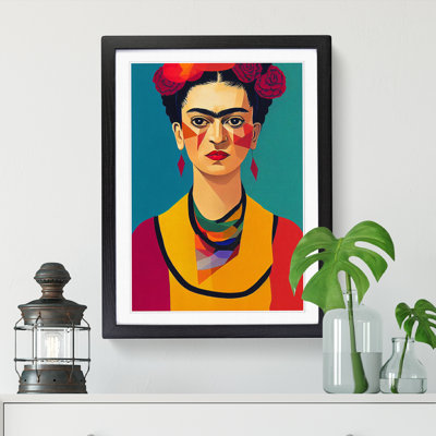 Frida Kahlo Geometric - Wall Art
